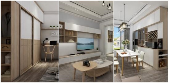 128平三188金宝博官方网站- 188金宝博APP- 188金宝博在线娱乐居室现代简欧装修设计 融合现代简约等元素