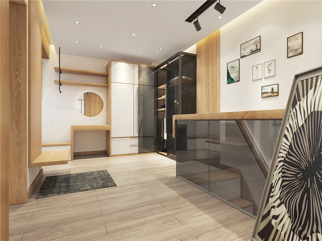 现代风格衣帽间